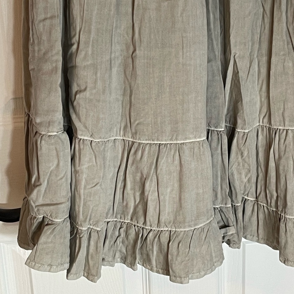 AMERICAN EAGLE Boho Tan Maxi Skirt Size Medium - Picture 3 of 7